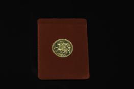 A full gold sovereign - Pobjoy Mint for the Isle of Man Government in the Millenium year 1979.