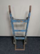 A vintage wooden slingsby sack barrow