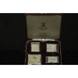 The Pobjoy Mint - Isle of Man 1974 legal tender gold proof set comprising of £5 coin, £2 coin,