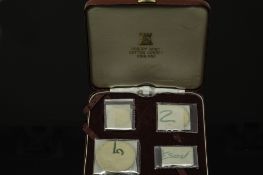 The Pobjoy Mint - Isle of Man 1974 legal tender gold proof set comprising of £5 coin, £2 coin,