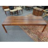 A mid century Danish rectangular coffee table