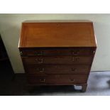 A George III mahogany bureau