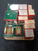 A tray of twelve Enesco treasury of Christmas ornaments (boxed)