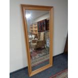 A contemporary hall mirror