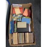 A box of twentieth century books, novels,