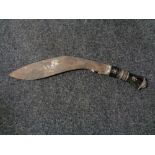 A vintage kukri knife
