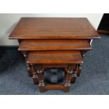 A nest of three Old Charm tables
