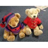 Two Harrod's Christmas bears,