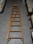 A large set of Slingsby wooden steps