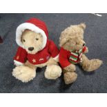 Two Harrod's Christmas bears,