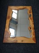 A drift wood framed mirror