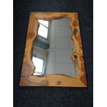 A drift wood framed mirror