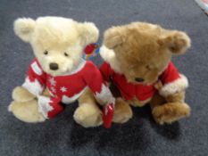 Two Harrod's Christmas bears,