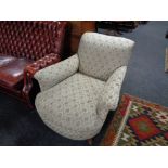A Victorian oversized armchair