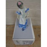 A Lladro figure, Spanish girl dancing, boxed.