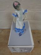 A Lladro figure, Spanish girl dancing, boxed.