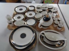 Eighty eight pieces of Royal Doulton Carlisle tea and dinner china