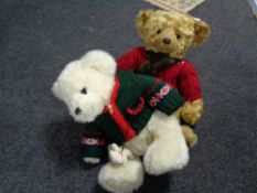 Two Harrod's Christmas bears,
