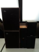 Three pairs of speakers - Paradigm Gale and Hi fidelity International (continental wiring)