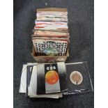 A box of mainly 1960's 45's, Walker Brothers,