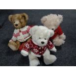 Three Harrod's Christmas bears, 2011,