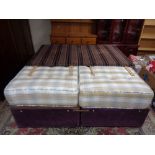 A 6' ziplink storage divan set (separates to make 2 x 3' divans)