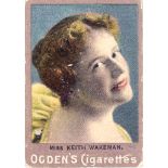 OGDENS, Miniature Playing Cards, actresses (57) & beauties, some scuffing to edges, FR to VG, 64*