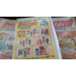 COMICS, Whizzer & Chips, 1970s, duplication, a few with slight staining, some with annotation to