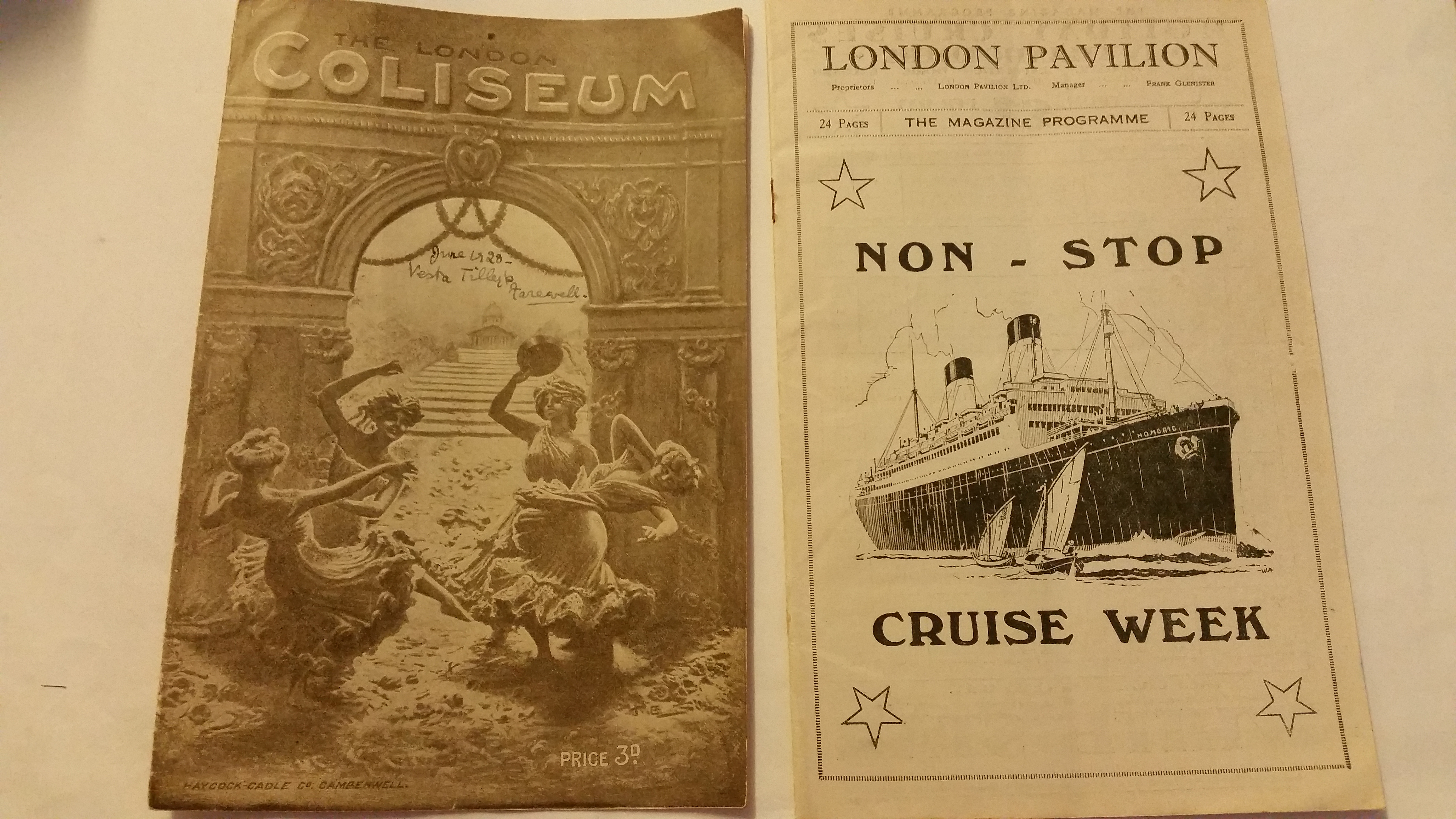 THEATRE, programmes, UK (31) & USA (11), mainly pre-war, variety & musicals, some Pantomime Book