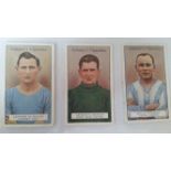 GALLAHER, Footballers (1-100), complete, red, G to VG, 100