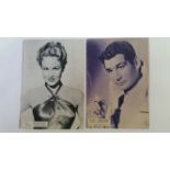 CINEMA, t/c, actors & actresses, mixed series, inc. Virginia Mayo, Nancy Olson, Gene Barry,