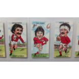 TRADE, complete (13), inc. Ritchie & Co. Arms Park heroes (rugby), Welsh RU, County Print; reprint