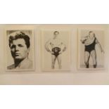 SOMPORTEX, Famous TV Wrestlers, complete, large, EX, 60