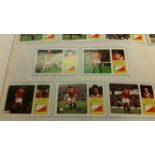 FOOTBALL, FKS Soccer Stars 1973/74, album lightly laid down with stickers, missing Nos. 13, 41, 119,