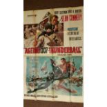 CINEMA, James Bond poster, Thunderball (1971 re-release), Sean Connery, Italian 40 x 56 (2-