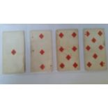 DUKE, Playing Cards, with numerals, corner knocks, FR to G, 15