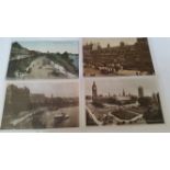 POSTCARDS, topographical, Edwardian to modern, inc. London and suburbs (65), Trafalgar Square,