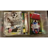 FOOTBALL, empty albums, inc. Panini, Merlin, Sainsburys, Futera etc., 1990s-2000s, slight