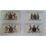 TADDY, odds, inc. Heraldry (10), Autographs (4) & Admirals & Generals (1), creased (1), FR to VG,