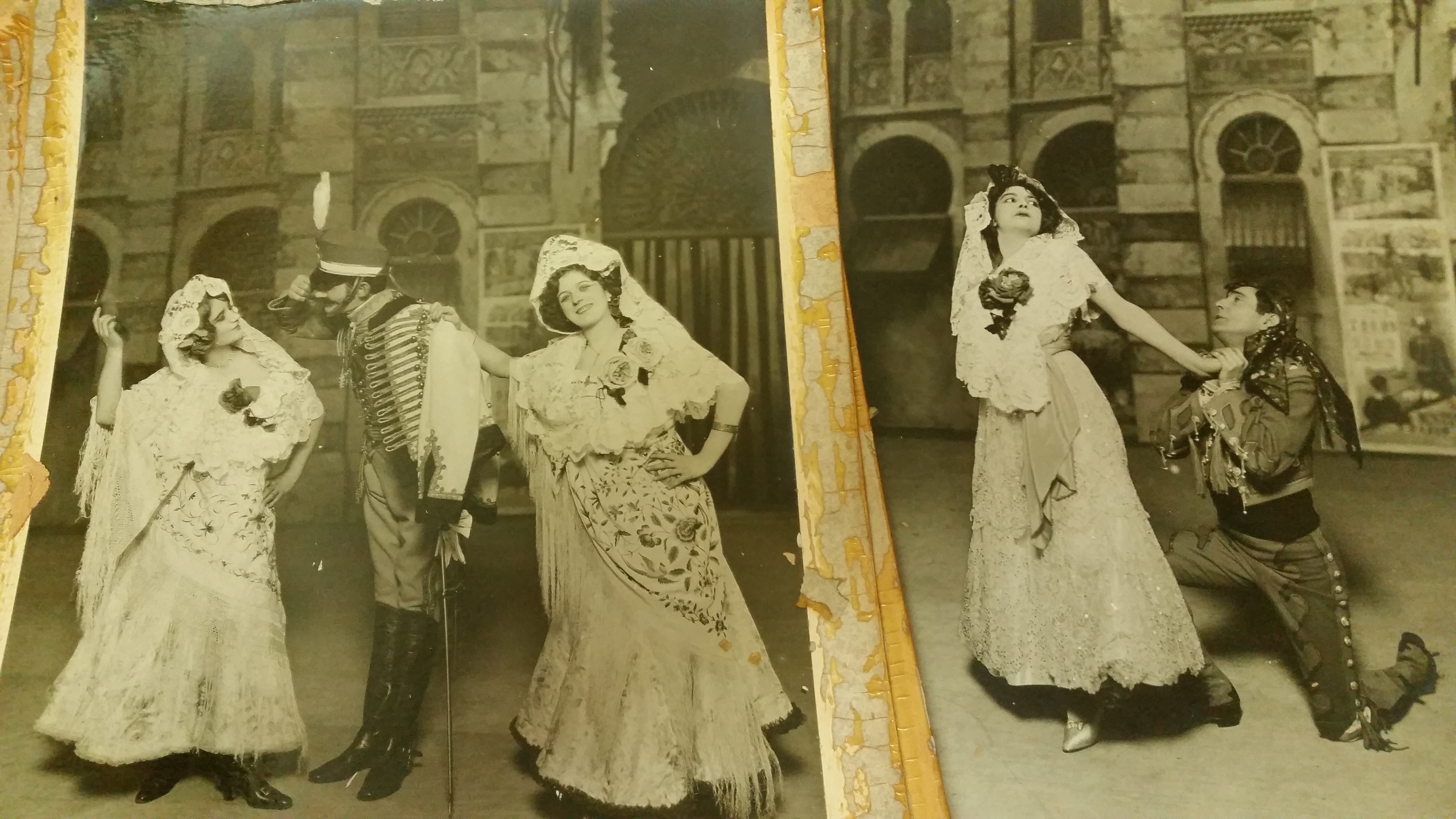 THEATRE, play scenes, b/w photos, 1900s, inc. My Lady Nicotine, All The Year Round, 8d A Mile,