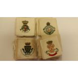 LEA, Regimental Crests and Badges, silks, duplication, G to VG, 77*