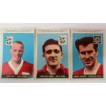 A. & B.C. GUM, 1958 Footballers (1-46), complete, Planet, VG to EX, 46