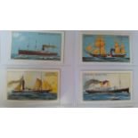 DUNCAN, Evolution of the Steamship, complete, with rare cards, EX, 50