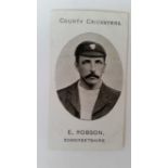 TADDY, County Cricketers, Robson (Somersetshire), Grapnel back, VG