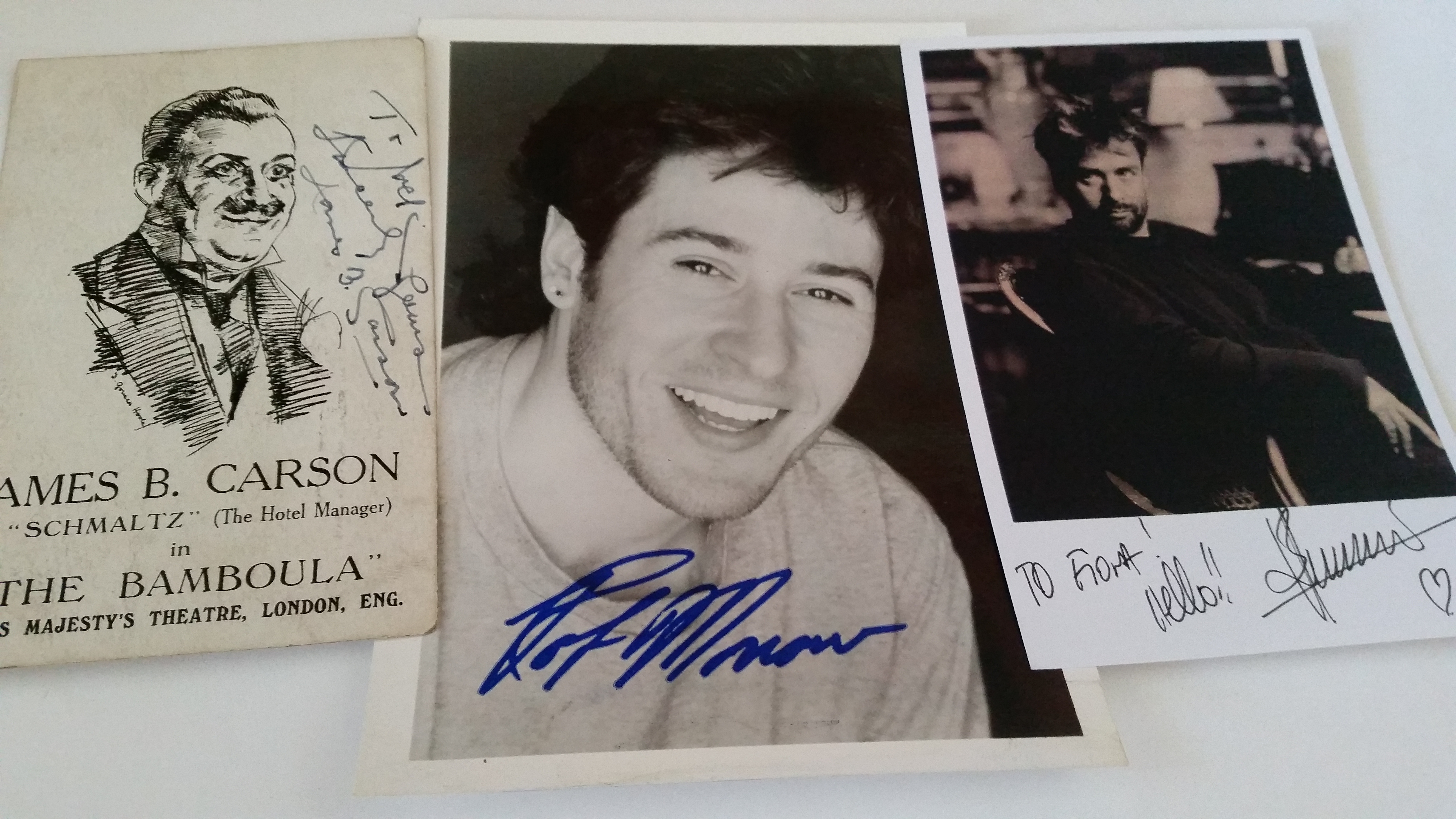 ENTERTAINMENT, signed photos, promotional cards etc., inc. Pauline Williams, Keith Allen, David