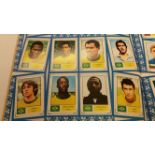FOOTBALL, FKS World Cup 1974, album lightly laid down with stickers, missing Nos. 73, 94, 163,