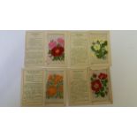 WIX J., Kensitas Flowers 1st, small silks, op (printed backs), oval backs, slight duplication, G