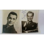 CINEMA, signed b/w photos, some film scenes, inc. Chester Morris, Craig Reynolds, David Barry,