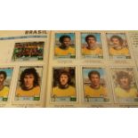 FOOTBALL, Panini World Cup 78, complete set laid down in album, some results completed in ink,