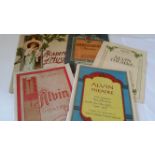 THEATRE PROGRAMMES, USA selection, 1900s-30s, inc. Alvin (3), Ambassador (4), Academy of Music (